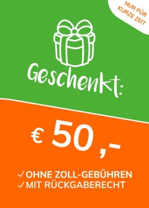 Geschenk-Gutschein 50 Euro